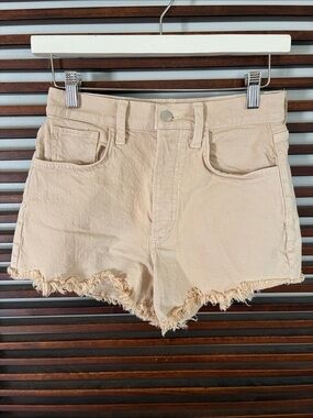 🎉NEW LISTING!💥Joe’s High-Rise Frayed Hem Women’s Shorts — Light Beige
